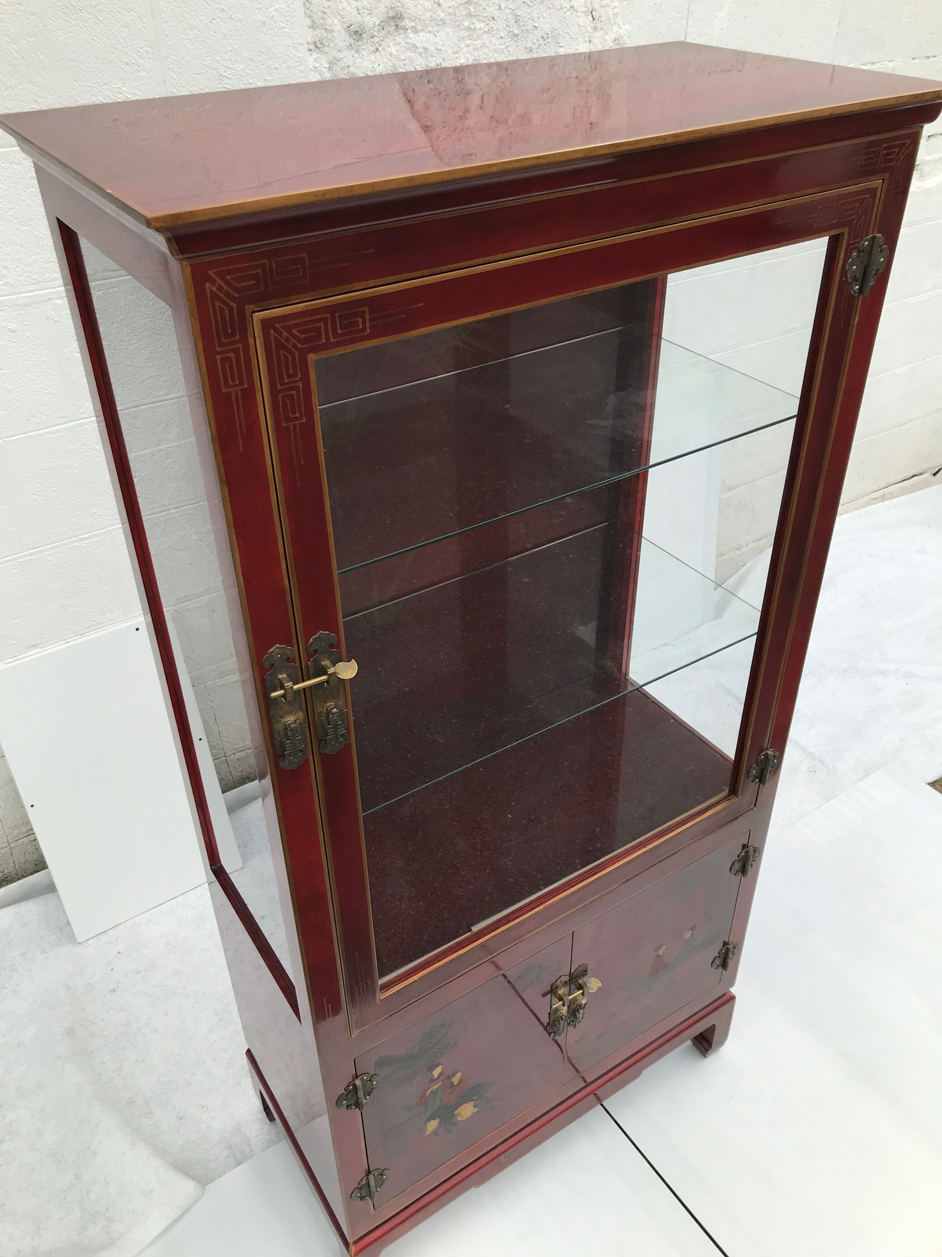 Vintage Chinese showcase