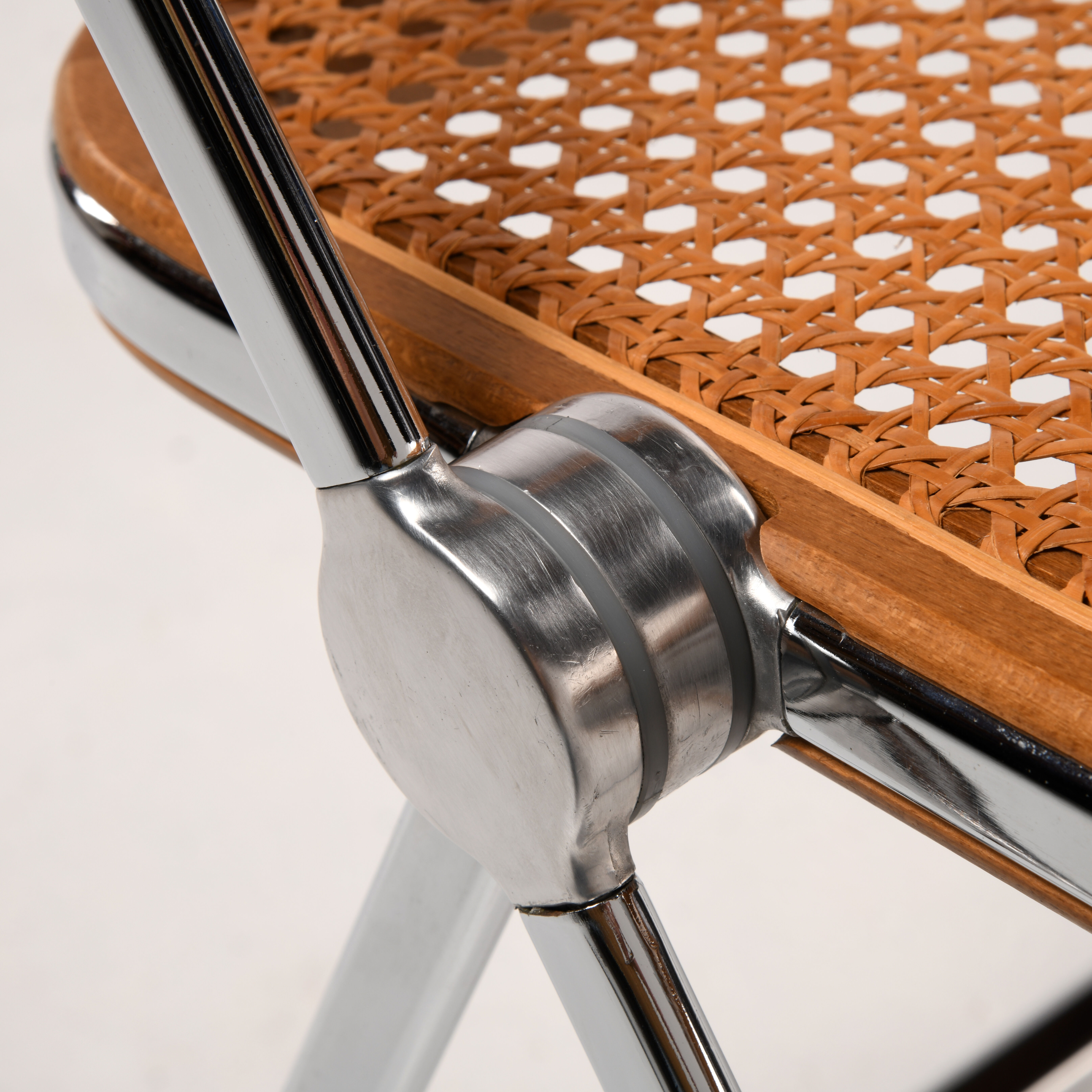 Plia cane chair Giancarlo Piretti Castelli