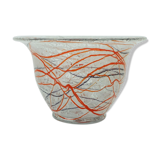 loetz klostermühle art deco glass VASE or bowl 1930s orange red purple white