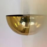 Set of four design midcentury wall brass lamps - Czechoslovakia, 1980s