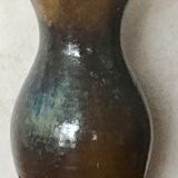 Vase in enamelled earthenware sandstone