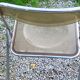 Set of 4 70s design folding chairs in smoked plexiglass and chrome metal