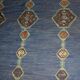 Tapis Dhurri kilim indien antique fait main 5,7' x 8,8' (174 cm x 268 cm) années 1930 - 1B533