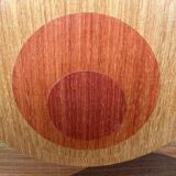 Mid-century wood veneer intarsia wall panel, 1960s