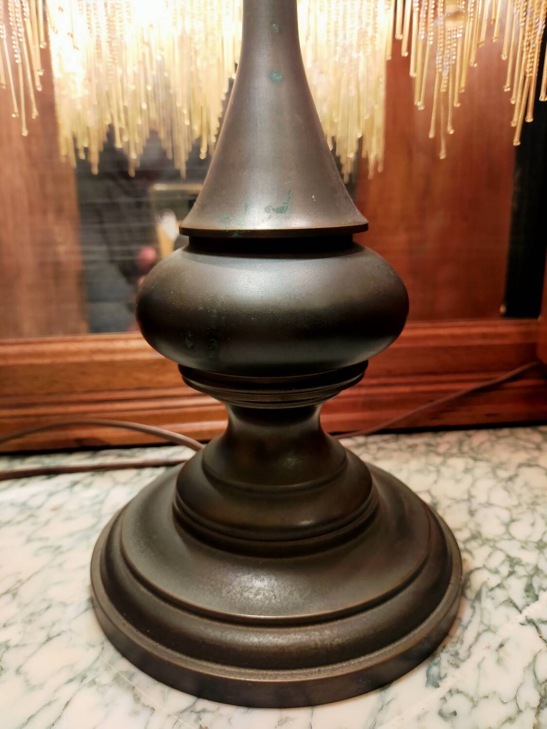 Table lamp, mushroom style, art-nouveau period