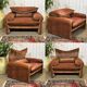 Maralunga armchair by Cassina, Gordon velvet in rust colour.