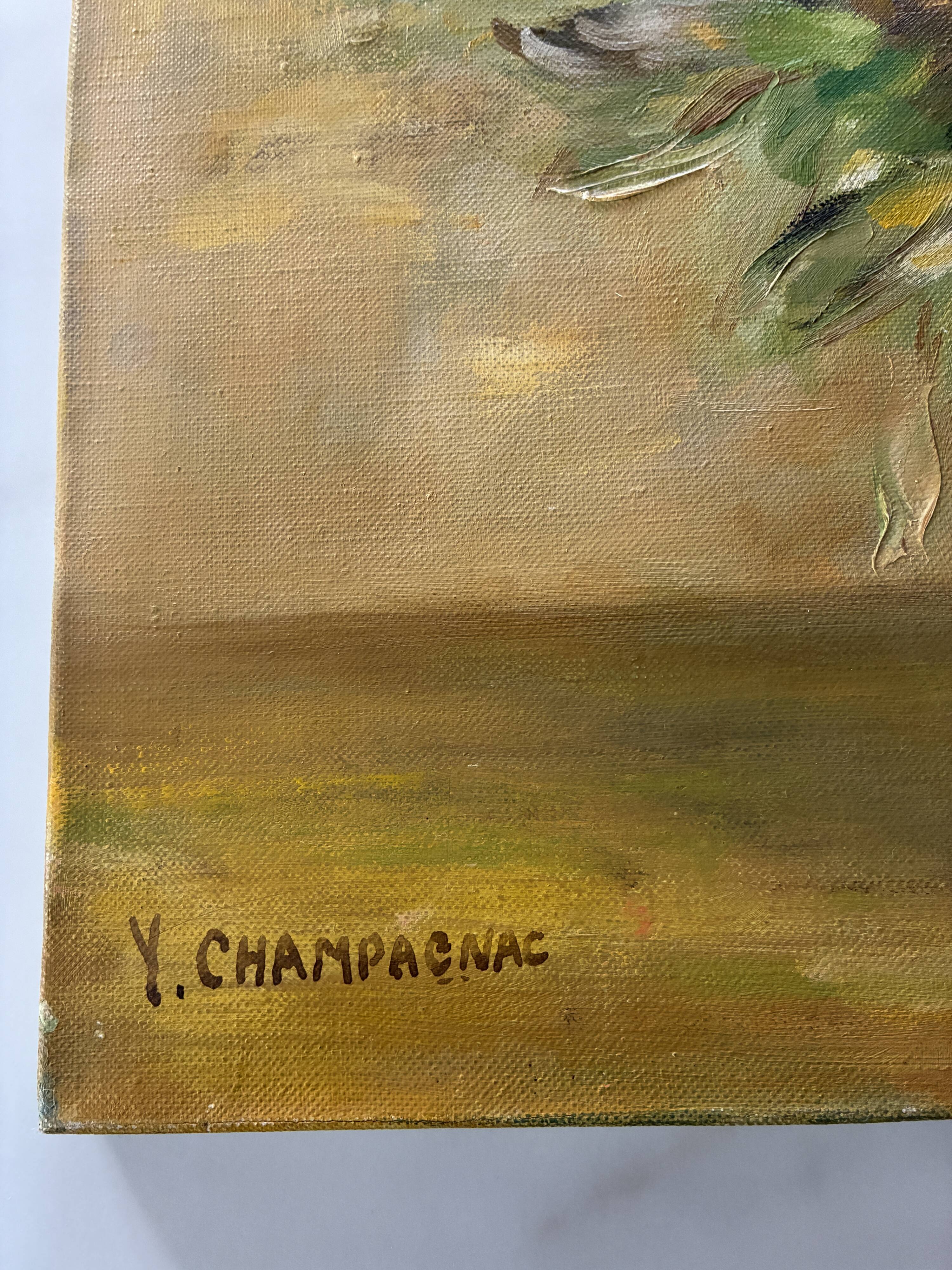 Oil painting on canvas Bouquet of flowers