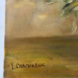 Oil painting on canvas Bouquet of flowers