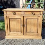 Buffet ancien en sapin deux portes