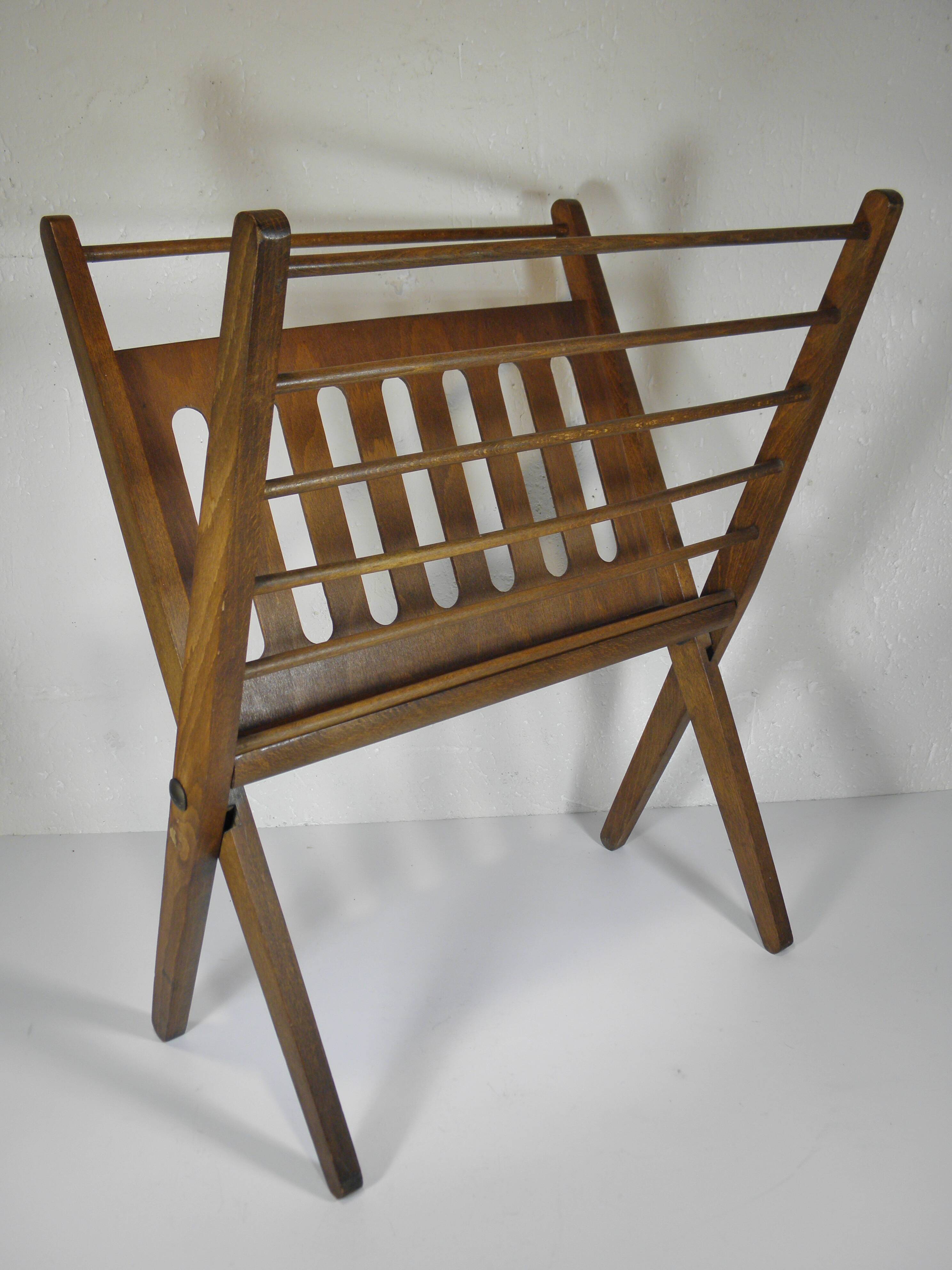 Cees BRAAKMAN folding MAGAZINE RACK - DESIGN 1960