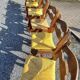 chaises vintage en chêne GUILLERME & CHAMBRON