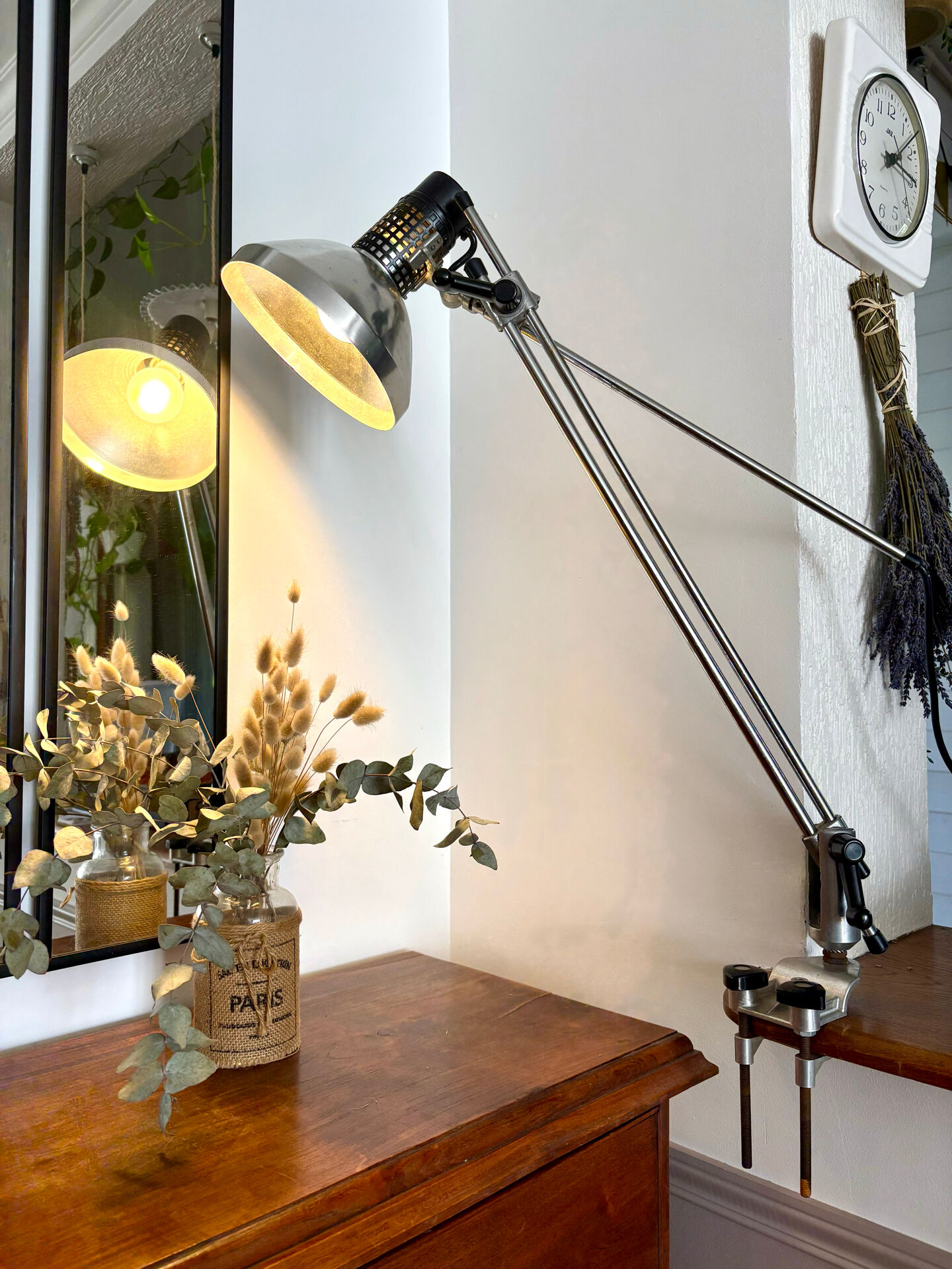 Architect's desk lamp industrial workshop AZ-MD design 1970
