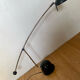 Desk lamp with black and chrome balance Massive vintage 80s