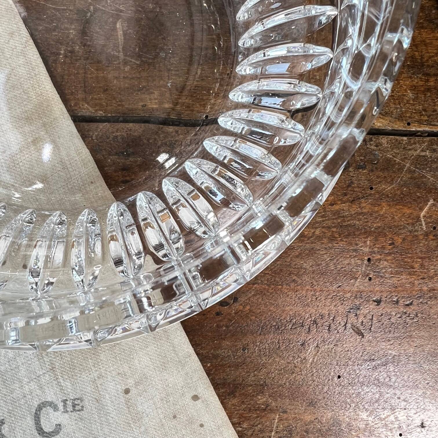 Large Nachtmann “Europa” crystal bowl