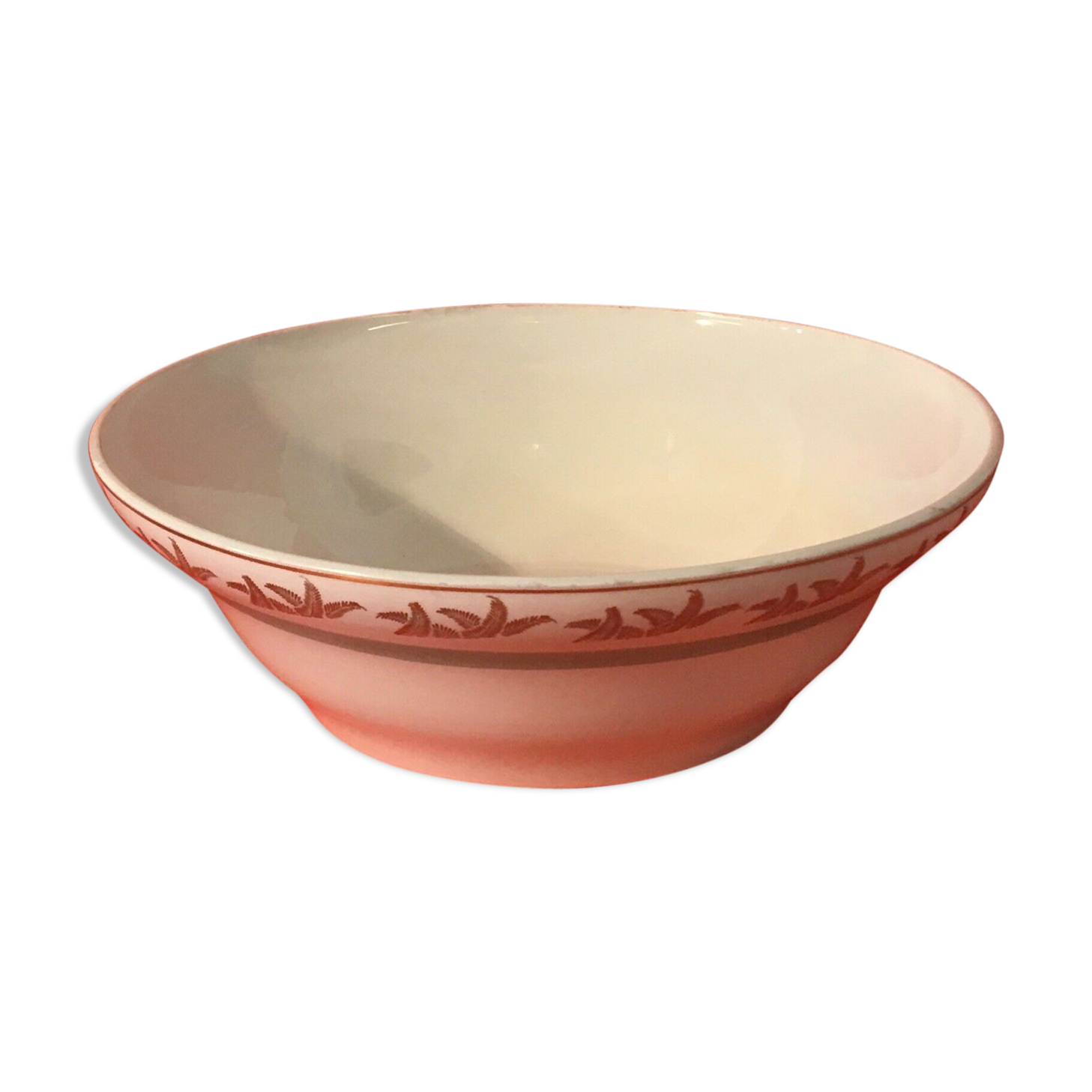 Saladier demi-porcelaine signé Ardy déco cuisine vintage