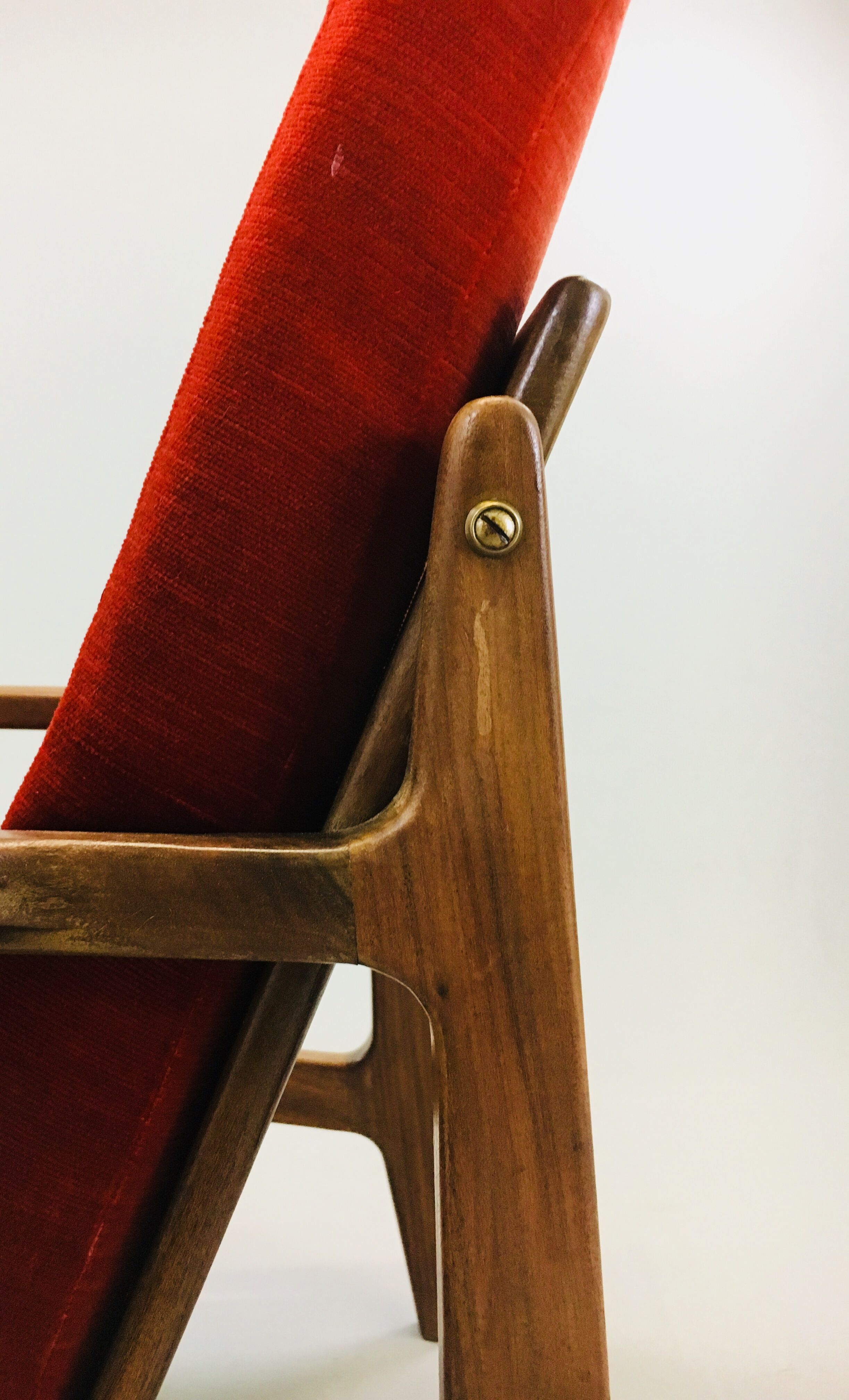 Scandinavian teak lounge - bench and two armchairs