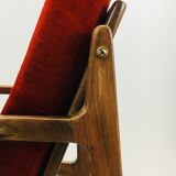 Scandinavian teak lounge - bench and two armchairs