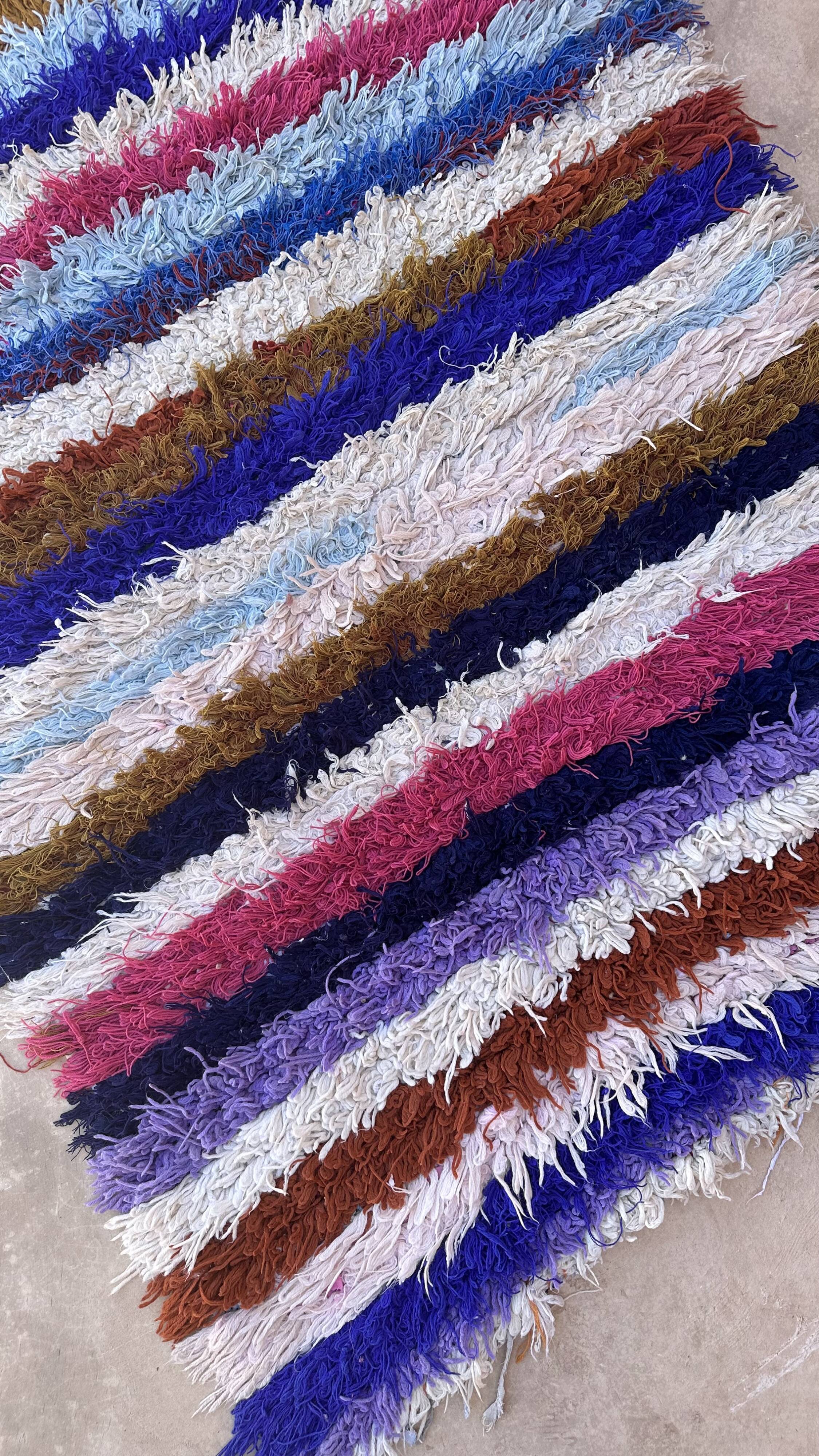 Boucherouite carpet - 110 x 214 cm