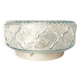 Small glass flush mounting ceiling light