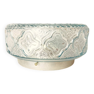 Small glass flush mounting ceiling light