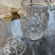 Boîte a biscuits en cristal de bohême art de la table petites douceurs