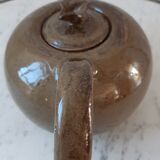 Théière en grès artisanal années 60-70