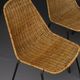 Mid-Century Wicker Chairs by Gian Franco Legler, 1950s. Set of 4