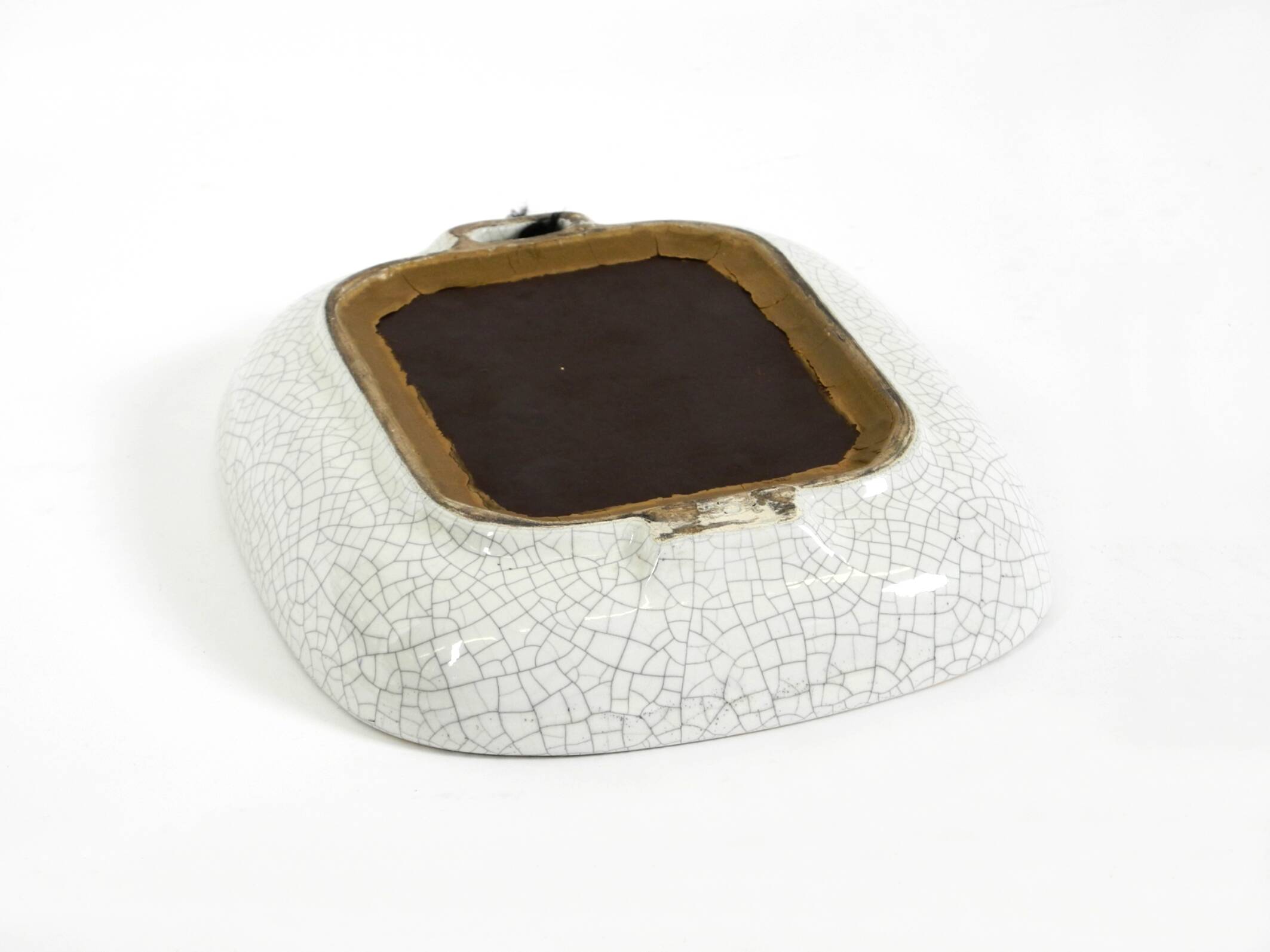 Beautiful small Art Deco ceramic mirror by Gmundner Keramik Austria, 1920
