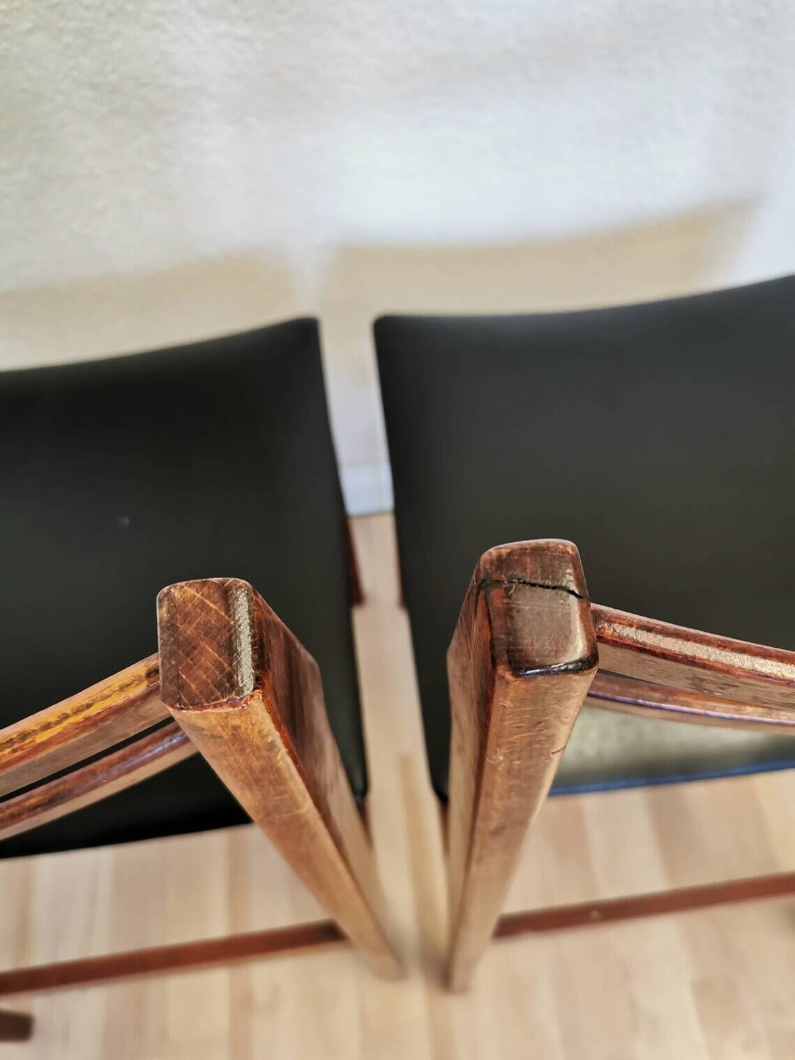 Set of 2 Vintage  Wooden Dining Chairs - Branko Ursic STOL Kamnik