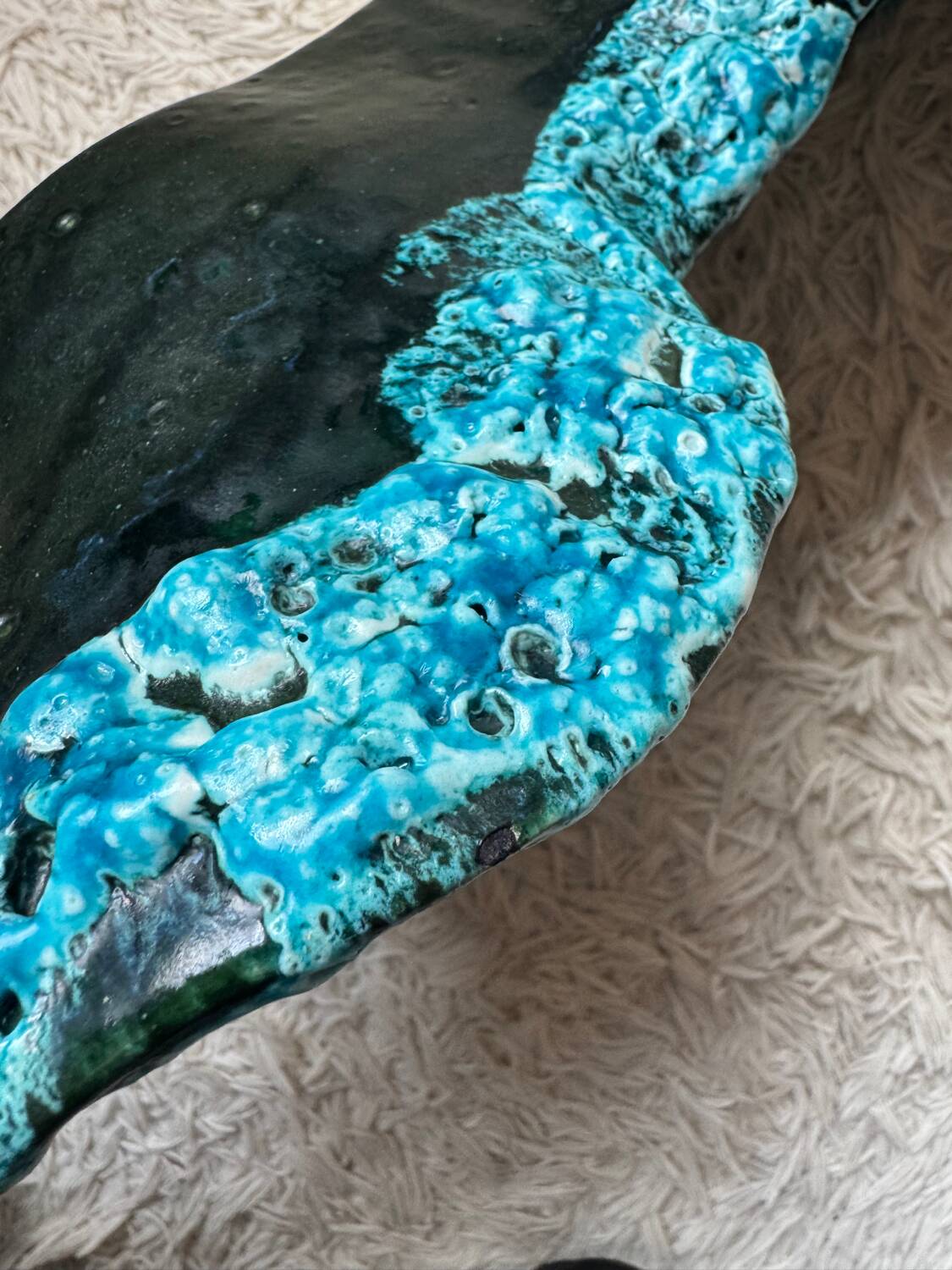 Large ceramic trinket tray from Luc Vallauris, 1960s