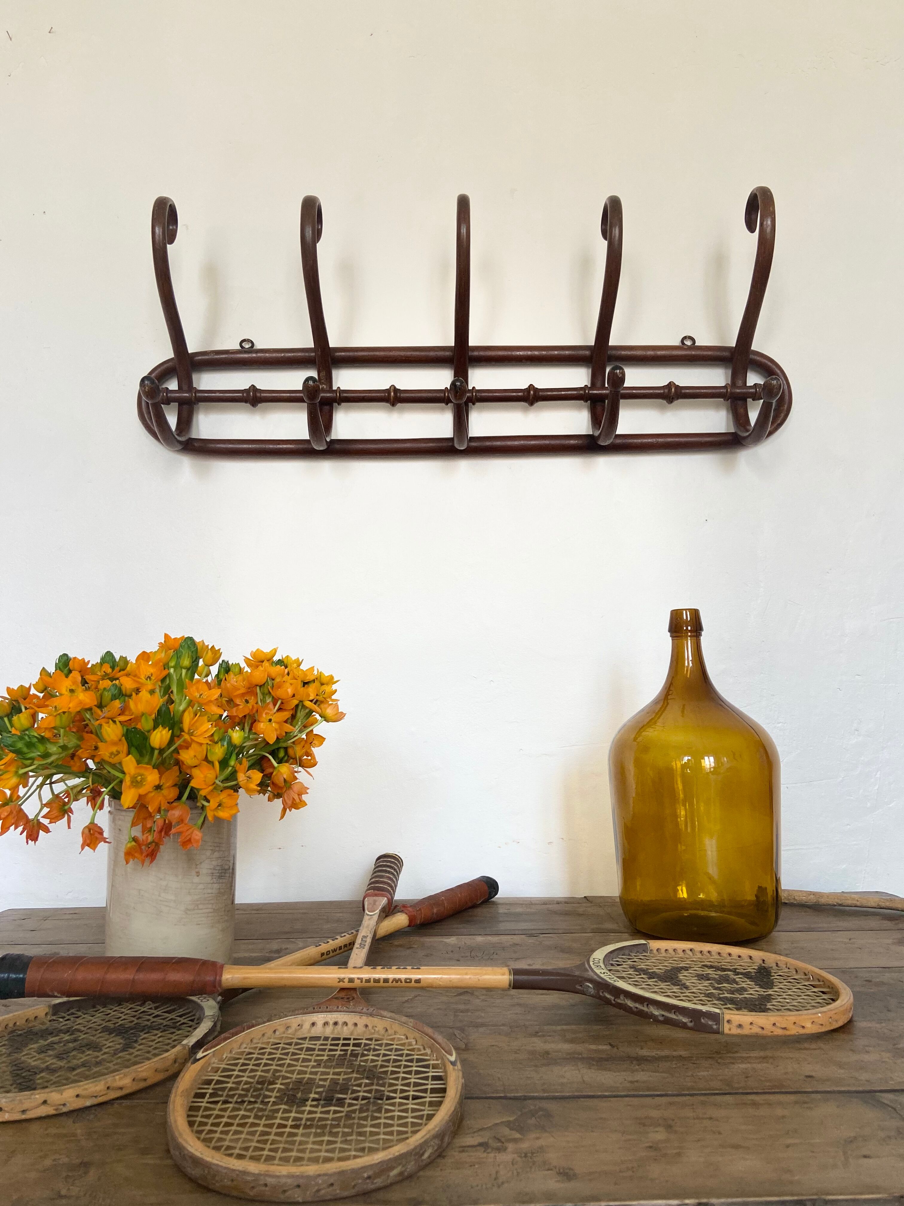 Wall coat rack