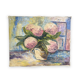 Huile sur toile nature morte aux fleurs signée A. bureau