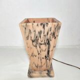 Lámpara de mesa de mármol. España, 1970s.