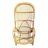 Vintage rattan armchair