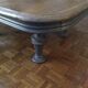 Square oak coffee table