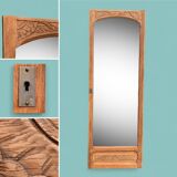 Mirror on art deco door 60x172cm
