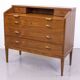 Mid Century Danish Teak Bureau by Riis Antonsen for Borge Hansen
