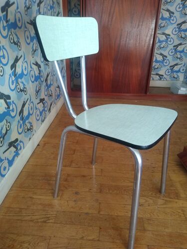 Chaises formica vert