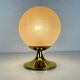 Lampe de bureau en verre de glace par Doria Leuchten, 1970