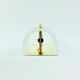 Mid Century Scandinavian Glass & Brass Wall Lamp - C.Fagerlund, 1960s