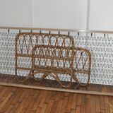 Bed rattan 60s
