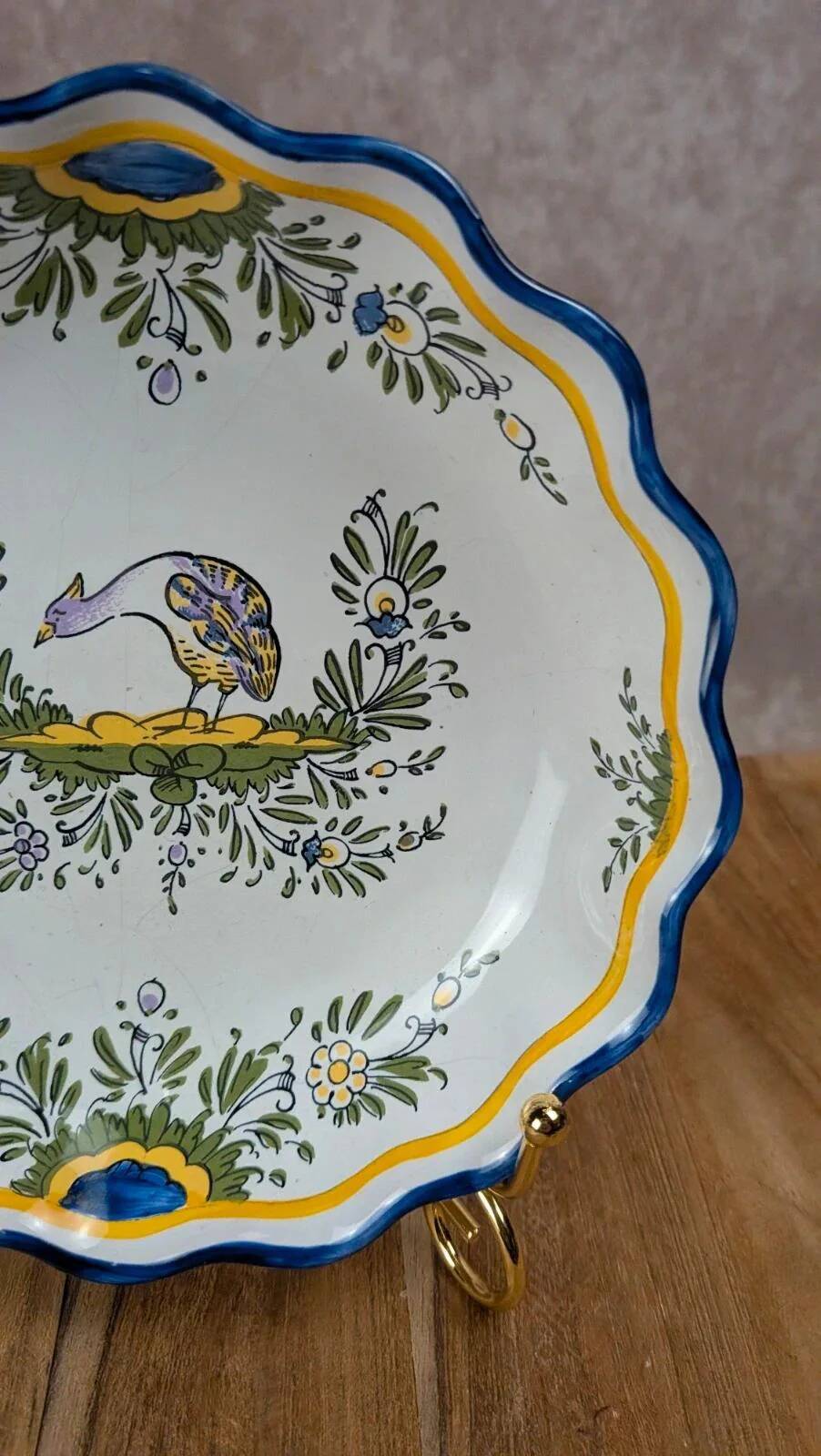 Small dish / pocket emptier in artistic earthenware Le Renoleau – Angoulême