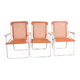 Fauteuils de camping pliants années 70