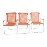 Fauteuils de camping pliants années 70