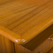 Model 75 Teak Desk by Gunni Omann for Omann Jun Furniture Factory, 1960s
