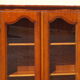 Shallow cherry wood showcase, Louis XV style