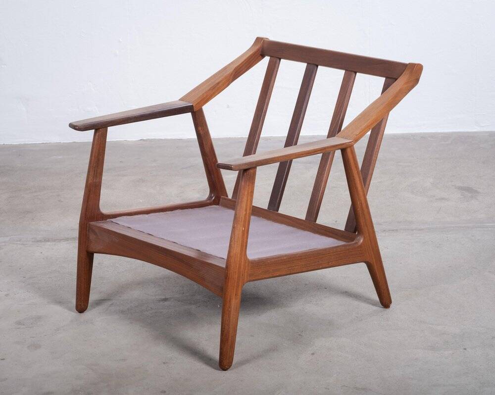 Fauteuils en teck par H. Brockmann-Petersen pour Randers Møbelfabrik, années 1960, ensemble de 2