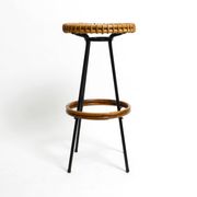 1960s bamboo bar stool by dirk van sliedregt for rohé noordwolde netherland