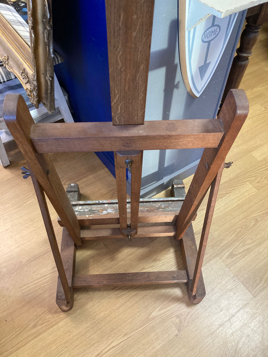 Chevalet bois vintage