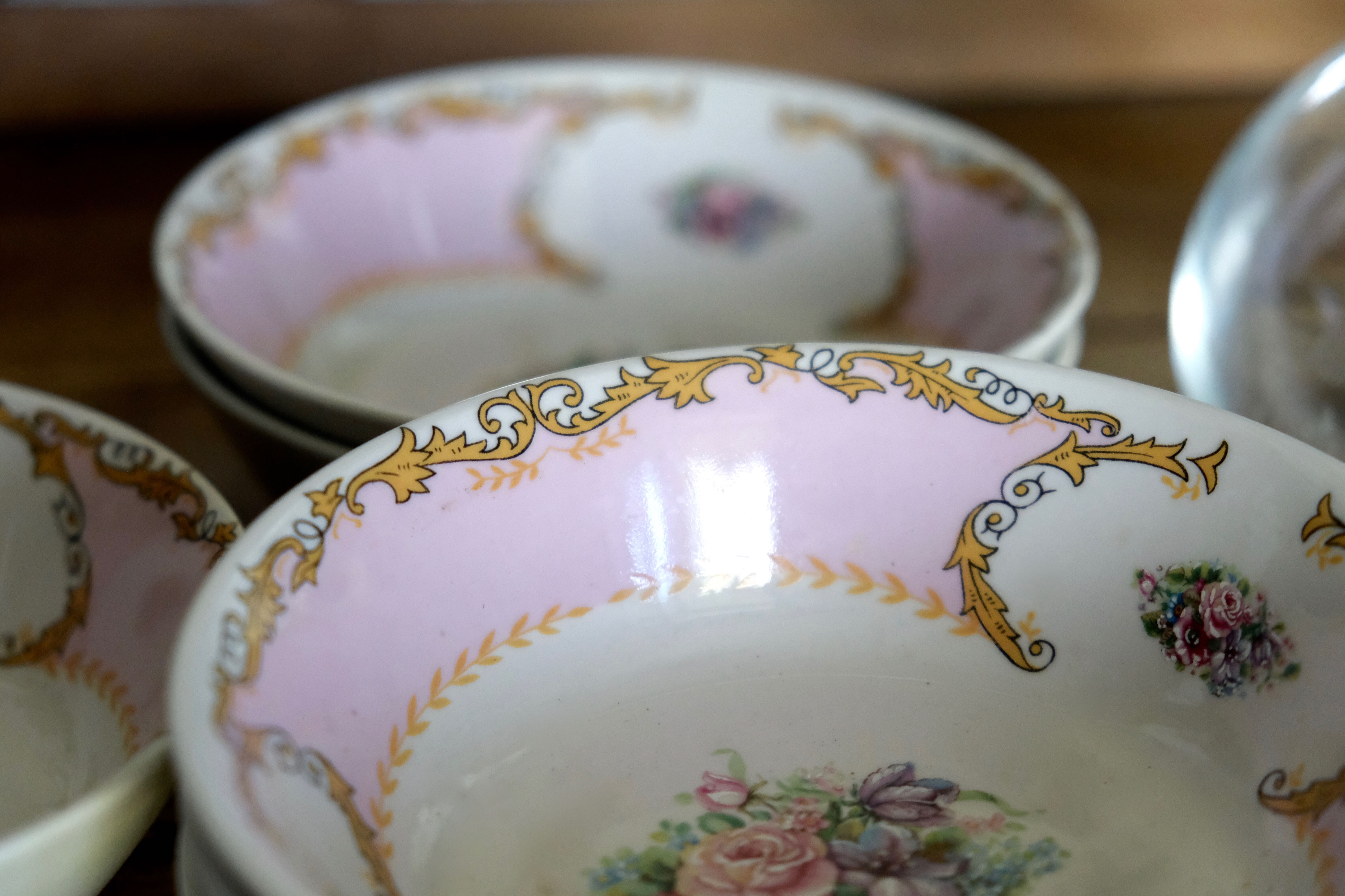 Ensemble de 6 bols coupelles en porcelaine italienne